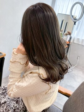 ミュラ(mulah) オリーブベージュ透明感カラー＊ブリーチなしニュアンスカラー