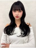 韓国レイヤー/ワインレッド/マロンベージュ/イメチェン/幡ヶ谷