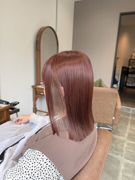 コバルト(Cobalt) ボブ/ピンクベージュ/ミルクティー/インナーカラー