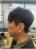 宇都宮メンズカットスパイキーショートツーブロックフェード