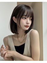 ヴェイン 渋谷(vain)&nbsp;重ためボブも少し明るいカラーで柔らかく◎