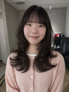 エトワ 中央店(etoi) 大分韓国ヘアハッシュカットレイヤーミディアムレイヤーかるめ