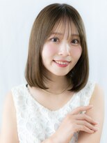 ドクターズサロン LAB 小山店 髪質改善オリーブベージュ小顔艶感ストレートa小山20代30代40代
