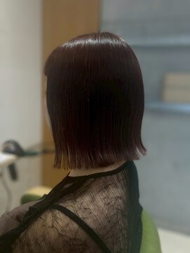 アース モード 新小岩店(EARTH/M) 暖色艶カラー×外ハネボブ
