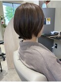 白髪ぼかし×グレージュ