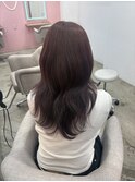 ダブルカラーで作るラベンダーブラウン