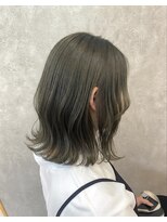 エニル 春日部店(enil) ◎透明感ダブルカラー×オリーブグレージュ【春日部】◎