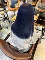 ナンバー イル デュッカ 札幌(N° il duca) ネイビー/Wカラー/派手髪
