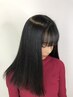 【大間 海月限定￥髪質改善】cut＋うるツヤ縮毛矯正＋ハホニコtr￥12100☆