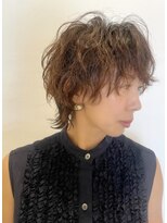ロッカ ヘアーイノベーション(rocca hair innovation)&nbsp;無造作ウェーブミディアムショート ［稲毛/髪質改善］