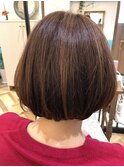 大人前下がりのAラインボブ☆担当 店長 川上功介