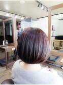 イメチェン 丸みボブ