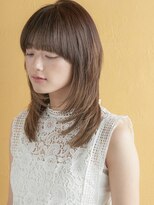 ミンクスプラス 流山おおたかの森(MINX plus)&nbsp;ナチュラルレイヤーミディ #モード#ジグザグバング