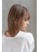 オースティン 錦糸町(AUSTIN)&nbsp;大人かわいい前髪セシルカットココアブラウンフリンジウェーブ