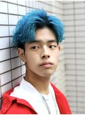 インディゴブルー韓国マッシュセンターパート
