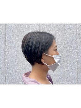 顔周りなどの細部までこだわり、お客様に似合うショートをご提案。メンテナンスからスタイルチェンジまで◎