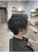 マッシュスパイラルパーマ