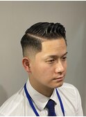 大人のフェードスタイル ビジネスマンショート