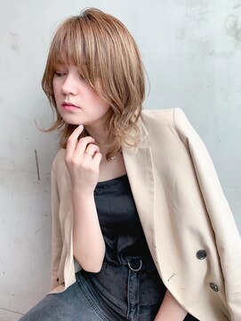 アイティー バイ アルバム 浦和店(IT by ALBUM) ミディアムレイヤー_グレージュカラーシルキーベージュ_39145