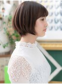 ★アッシュオリーブ前下がりマッシュショート20代30代40代★9