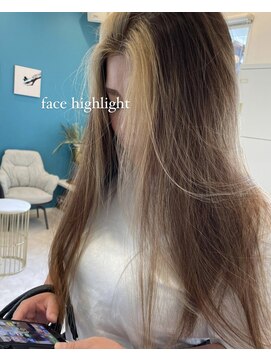 ミニョンヘア(mignonhair) フェイスハイライト