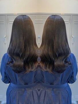 プレシャスバイプロデュース(precious by Produce) 艶々ブルーブラック[町田/町田駅前店/町田店/学割U24/縮毛矯正]