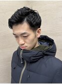 大人気!流しパーマスタイル!