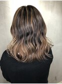 ハイライト/ブリーチカラー/ベージュ/池袋/30代40代50代