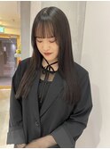 【YOKE】ラベンダーグレー/暗髪/艶髪/韓国ヘア/レイヤーカット
