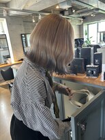 バルバオ サロンドベレーザ 大須(BALBAO salon de belleza)&nbsp;*ホワイトベージュ×裾カラー*