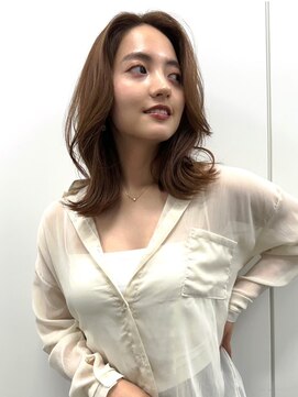 ディフィーノ 赤坂(DIFINO) くびれミディアム/ブラウンベージュ