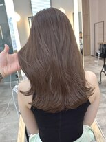 ウェイズトウキョウ 新宿店(Ways TOKYO)&nbsp;レイヤーカット　グレージュ　ブリーチなし　ハイライト