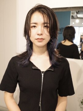 ヨー(Yoh-) 【センターウルフ/中里千尋】中性ウルフ/インナーカラー/ウルフ