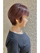 ハートボックス 四谷店(Heart box) ベリーピンクなヘアカラー白髪ぼかし