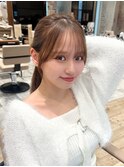 *20代30代40代◎結んだときもかわいい前髪顔まわりレイヤー新宿