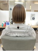 大人切りっぱなしボブ