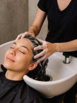 ヘアーライフアイリー(Hair Life iRIE)の写真/健康な髪への土台作り。一度は体験してほしいメニュー☆あなたへ癒しのひと時を。