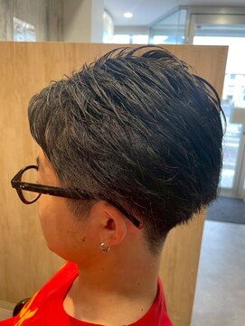 エヌアンドエー せんげん台店(N&A) 黒髪が映える毛流れスタイル/アップバンク/メンズカット