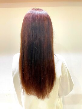 ダスティ 豊科駅前店(Dasty) ピンクオレンジ×髪質改善トリートメント