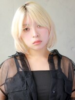 ガリカ 横浜(Gallica) エアリーボブ×ハイトーンベージュ