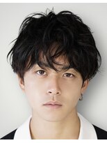 ゼンコー アオヤマ(ZENKO Aoyama) 黒髪×マッシュ×スパイラルパーマ【表参道/メンズ/パーマ】