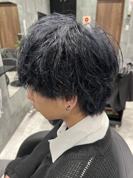 シェリール(Cherir) ソフトツイストパーマ/ネイビーブラック