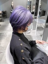キオク(KIOX)&nbsp;ラベンダー/ショートカット/ハイトーン/ブリーチ/名古屋/栄