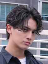 バイフィフス 原宿/表参道(by fifth)&nbsp;メンズシースルーマッシュニュアンスパーマシャドウパーマテテ風