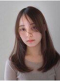 艶々グレージュカラー