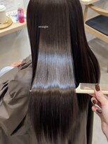 エイチ 梅田(H) フェイスフレーミングルーツカラーネオウルフ天使の羽バングボブ