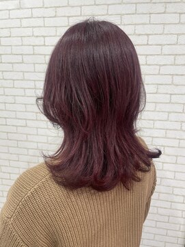ブルーミー(BLOOMY) トップにレイヤーをいれて軽く。普段のお手入れも楽です!