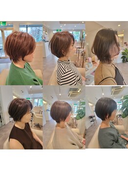 ヘアーサロンハラダ 島田店(HAIR SALON Harada )の写真/髪質やクセを活かしたカットで、あなたに合ったショートスタイルをご提案♪再現性の高い仕上がりが◎