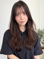 カフネ(cafne) 顔まわりレイヤー/韓国ヘア/ラベンダーアッシュ