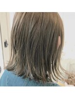 レガーメ(hair make Legame.) カーキ/カーキアッシュ/外ハネ